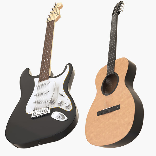 3d吉他模型