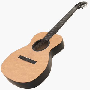guitar classic 3D model
