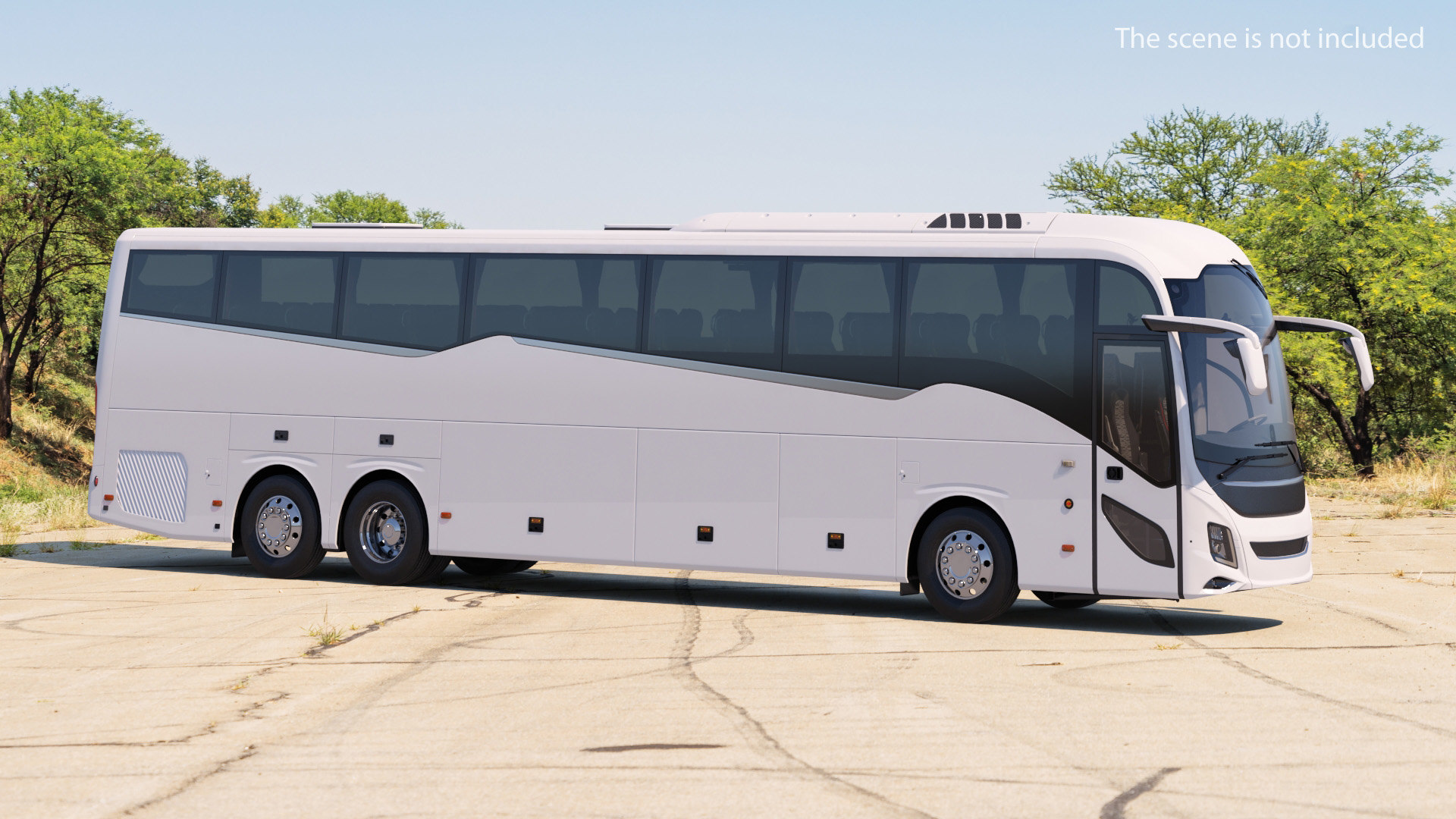 tour bus 3d model