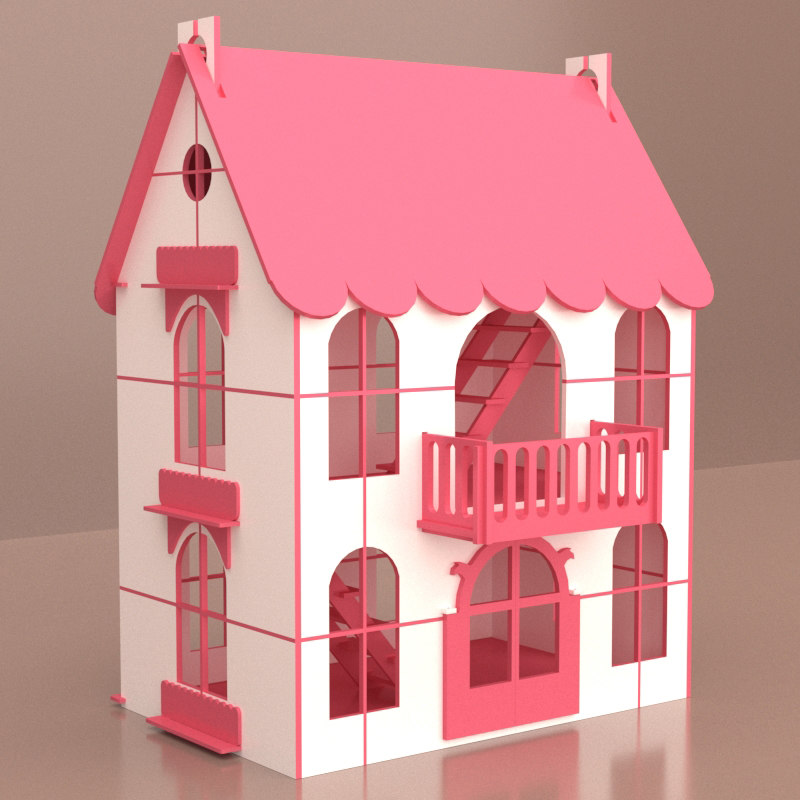 3D doll house - TurboSquid 1517809