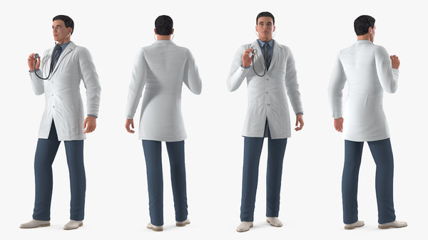 男性医師立ちポーズ3dモデル Turbosquid 男性医師立ちポーズ3dモデル Turbosquid