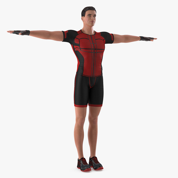 3D fitness trainer t-pose