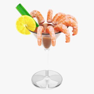 3D shrimp cocktail
