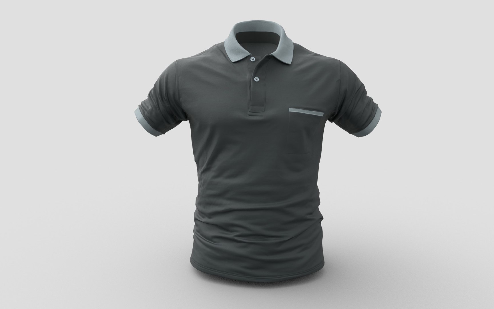 Polo shirt 3D model - TurboSquid 1517993