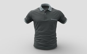 polo shirt 3D model