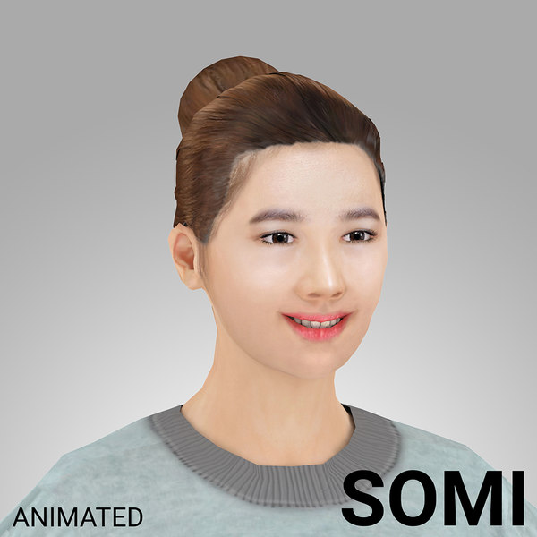 韓国人女性 Somi3dモデル Turbosquid