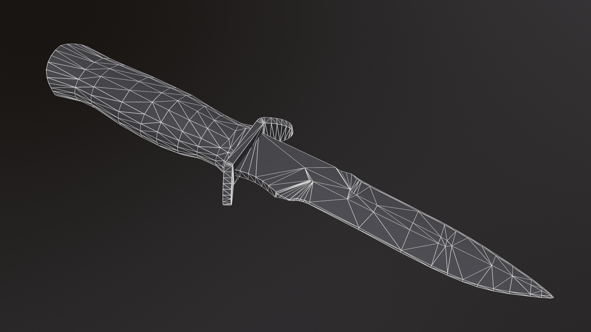 Combat knife 3D model TurboSquid 1518234