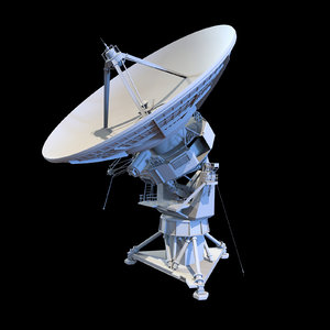 radio telescope 3D model