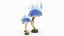 mushrooms cartoon pbr 3D model