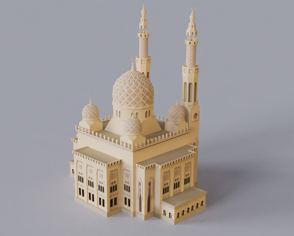 3D model mosque TurboSquid 1518386