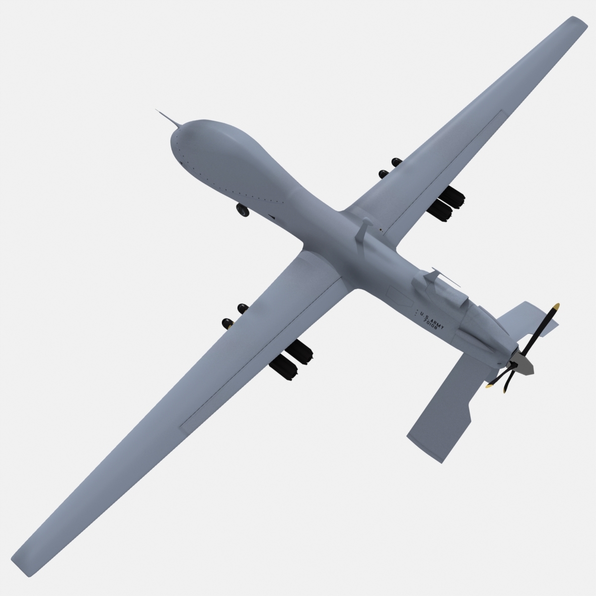 Unmanned mq-1c grey eagle 3D - TurboSquid 1518670