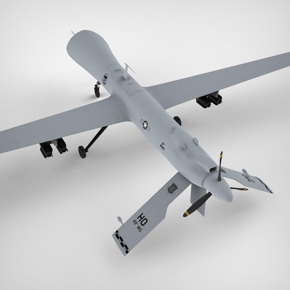 3D general atomics uav - TurboSquid 1518686