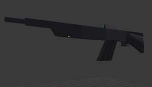 3D ak47 gun