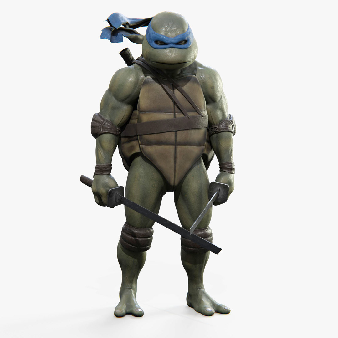 3D leonardo teenage mutant ninja turtles TurboSquid 1518821