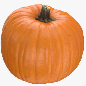 3D jack o lantern pumpkin