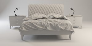 3D bed fratelli barri model