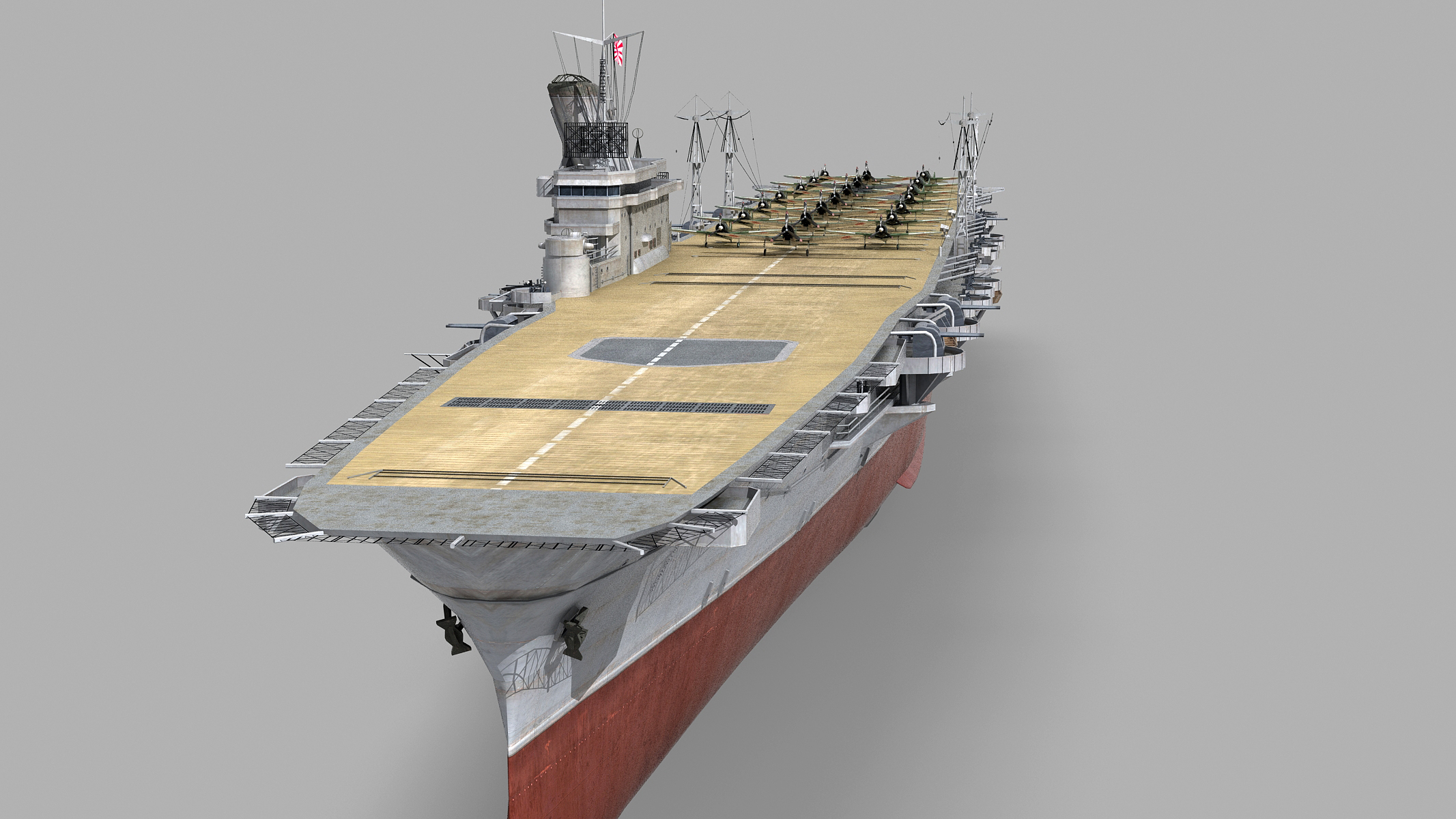 Japanischer Flugzeugträger Taiho 3D-Modell - TurboSquid 1518984