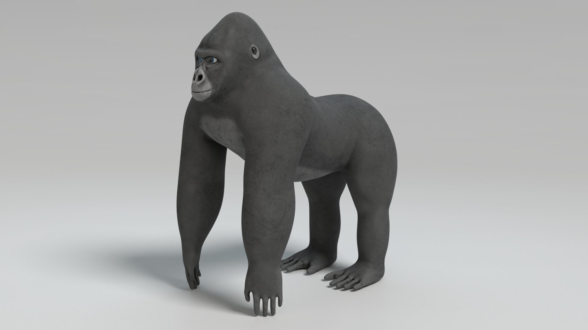 Cartoon gorilla 3D model - TurboSquid 1519165