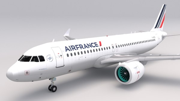 air france a320 3D model