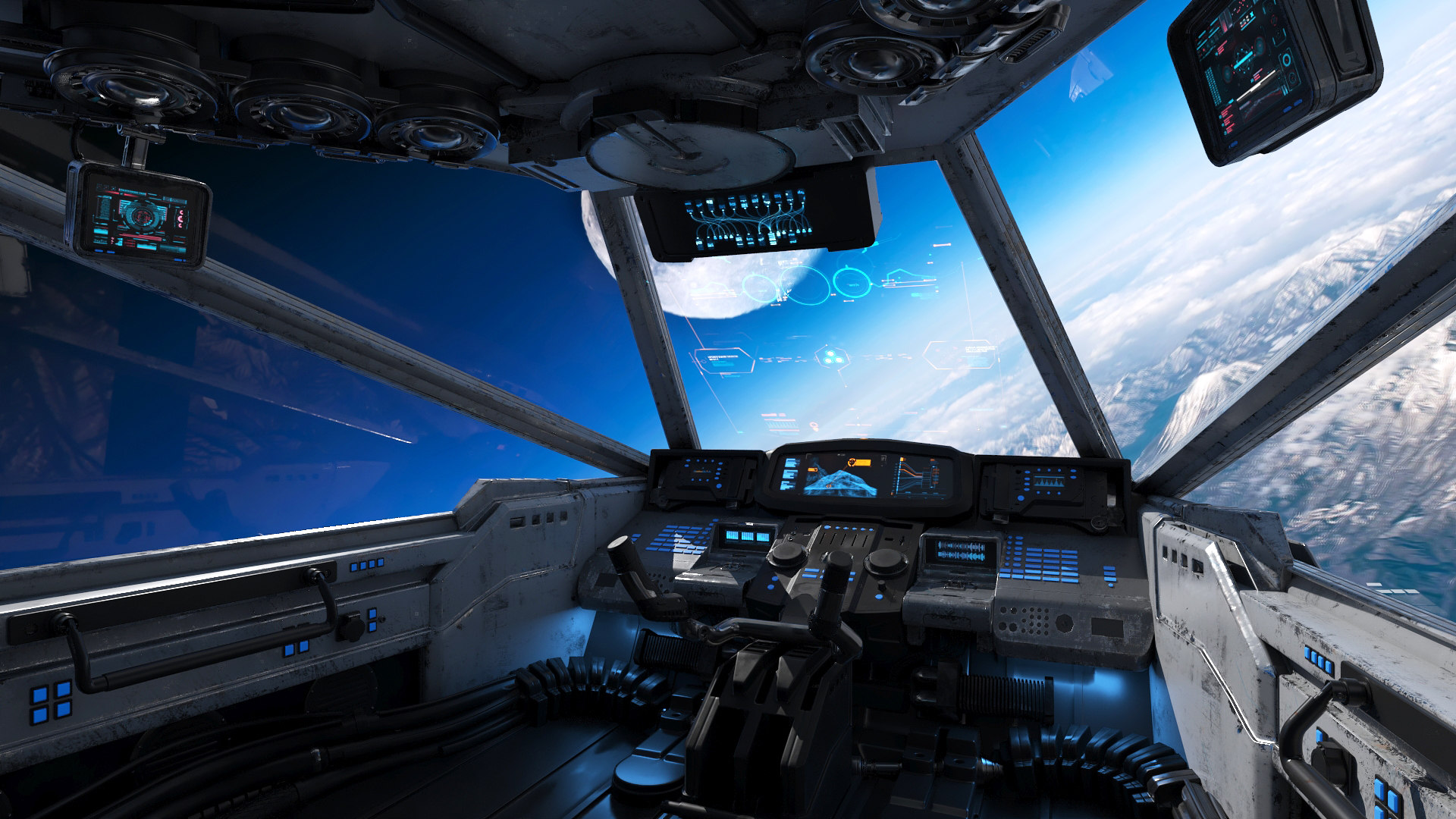 3d Spaceship Cockpit V3 Turbosquid 1519175 0826