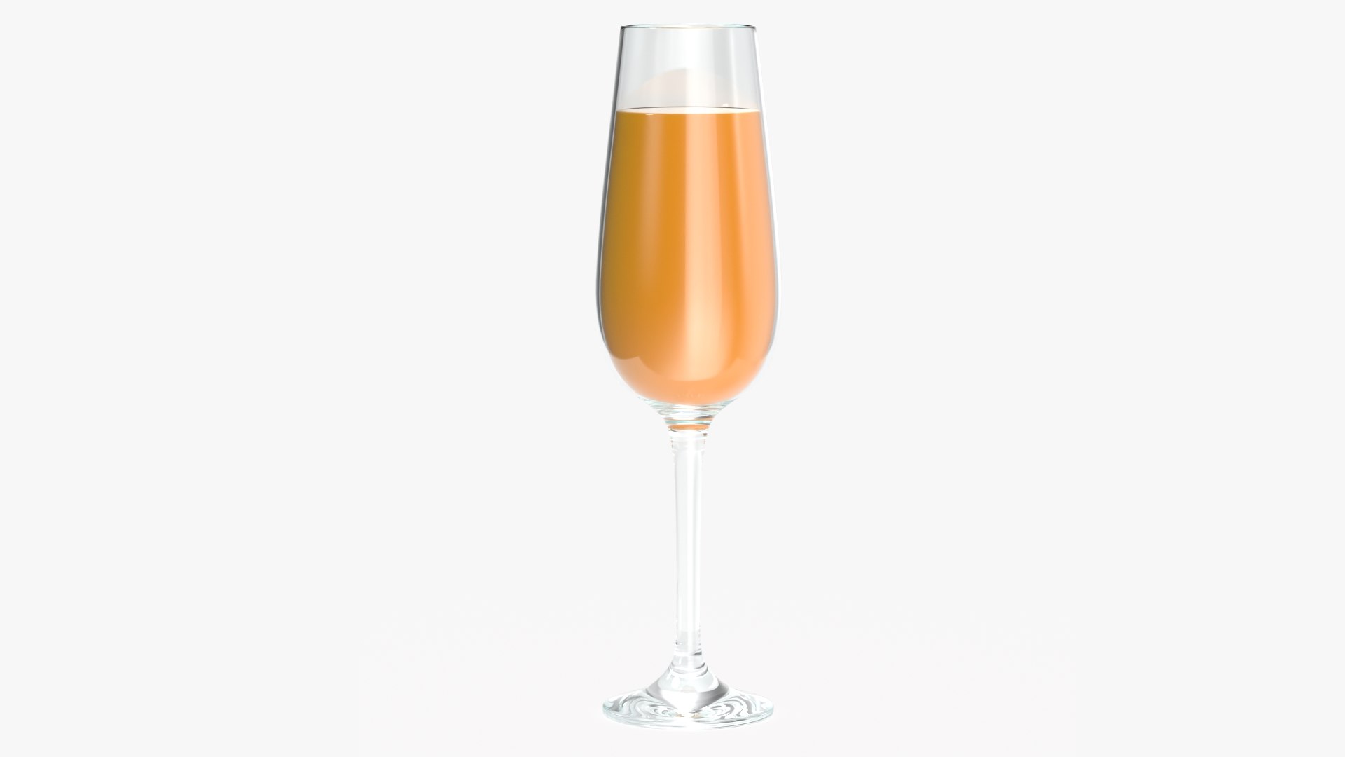 3D orange juice champagne TurboSquid 1519234