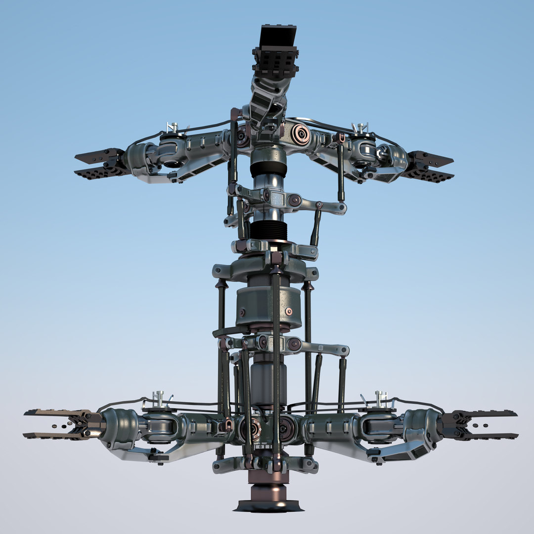 Swashplate ka-32a helicopter model - TurboSquid 1519284