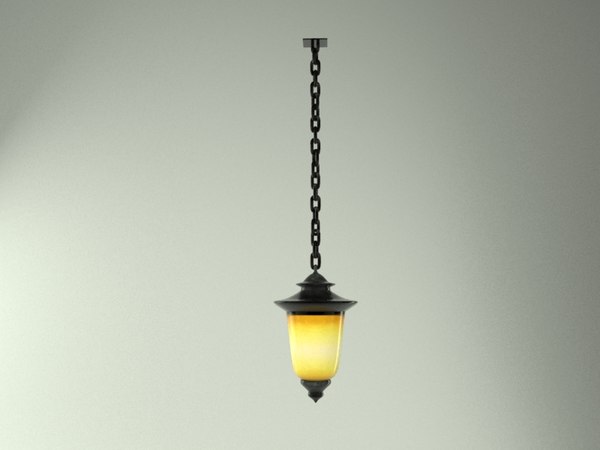 3d Model Ceiling Lamp Chain, Light Fixture Chain