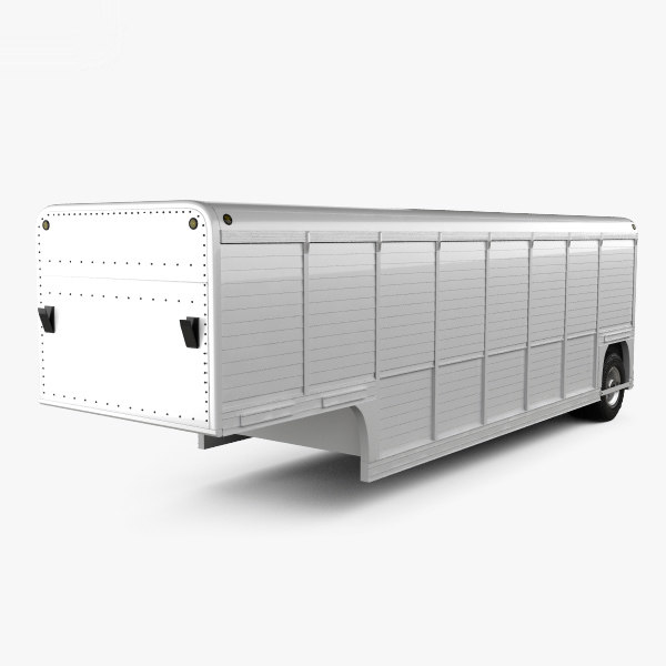 Hackney beverage semi 3D model TurboSquid 1519331