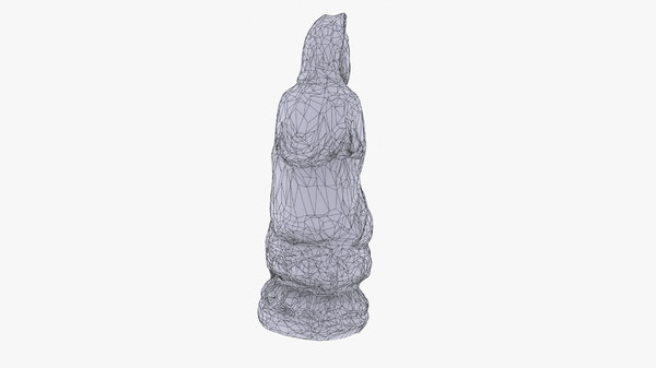 3d model sculpture woman statue