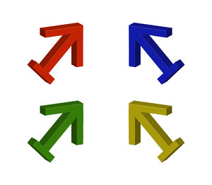 isometric arrow