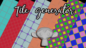 Procedural tile generator for Blender
