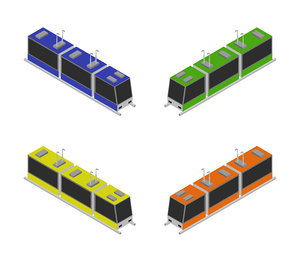 isometric tram