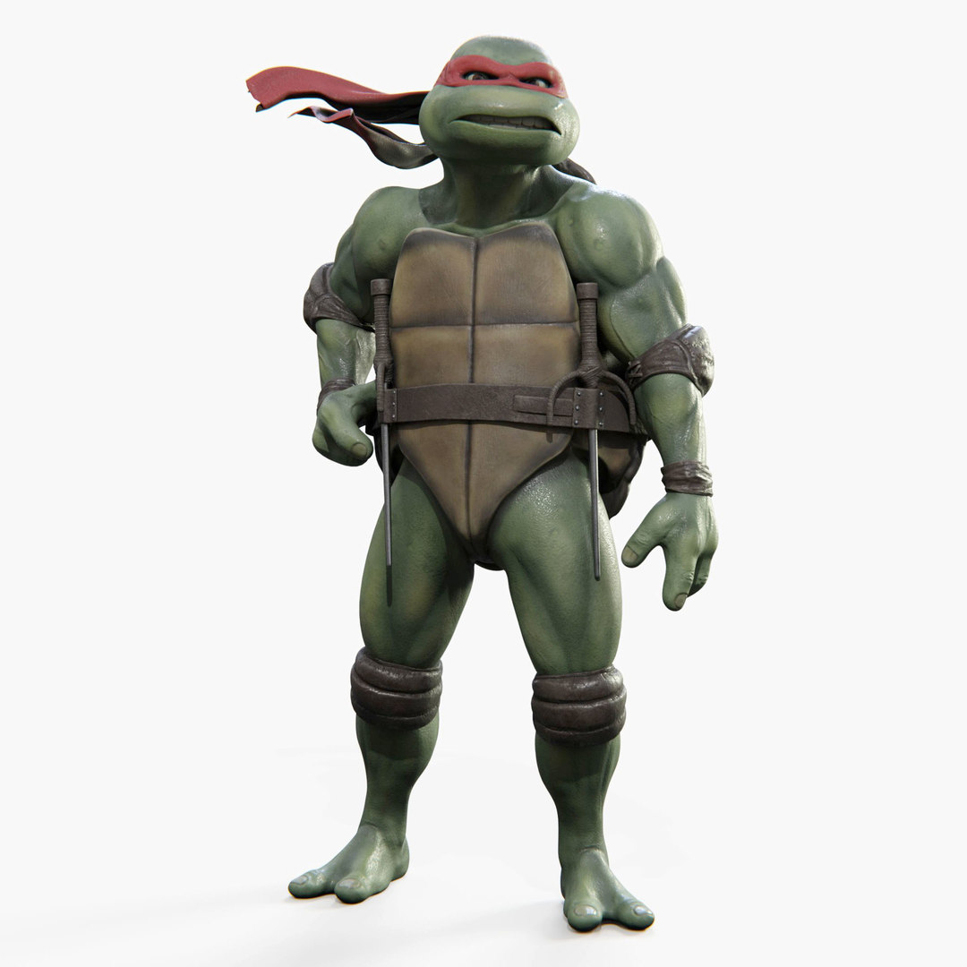 Raphael teenage mutant ninja turtles 3D model TurboSquid