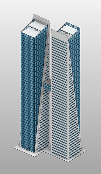 50 Floor Skyscraper 3d Modell Turbosquid 1519551