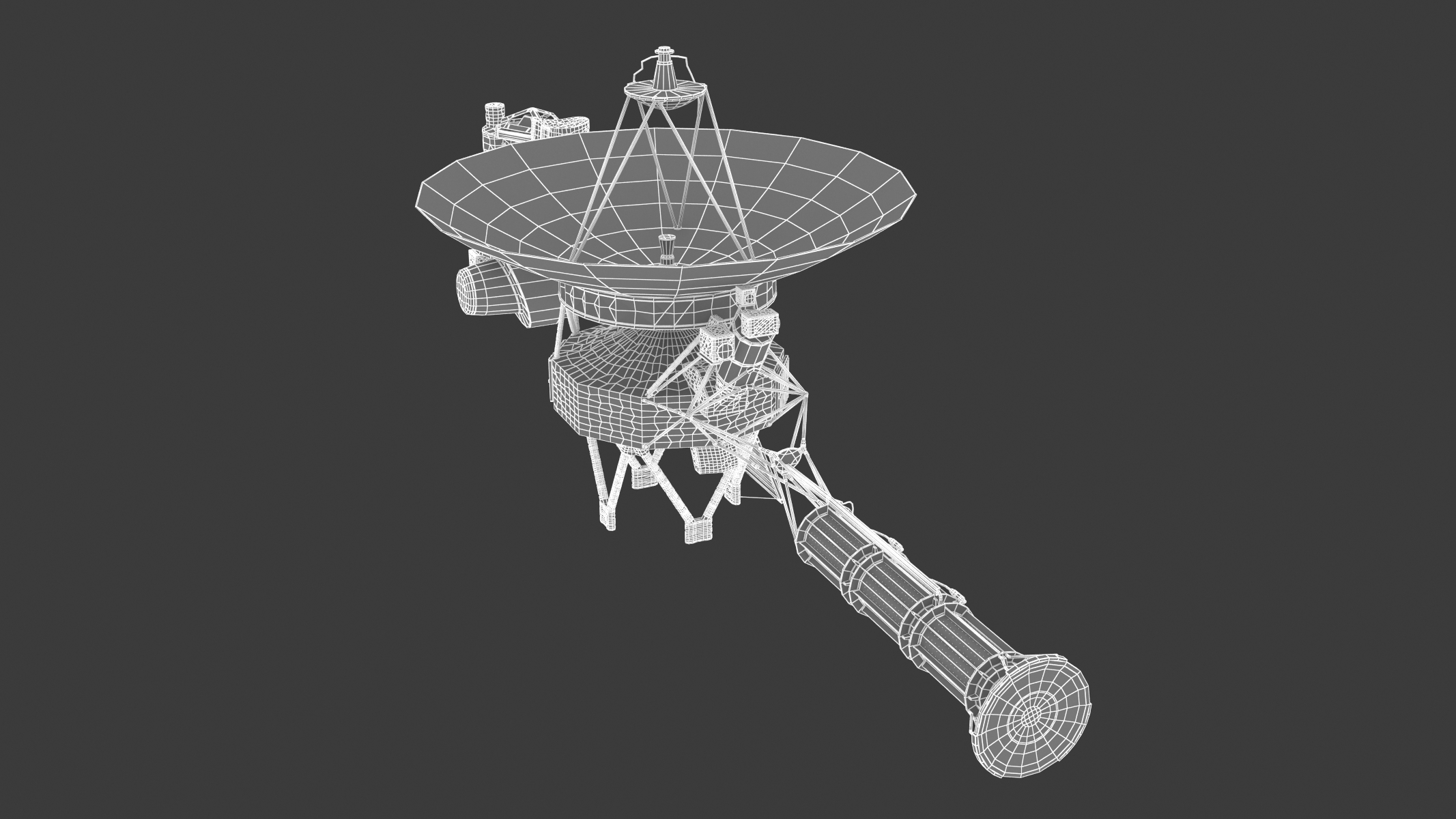 Voyager 1 3D model - TurboSquid 1519627