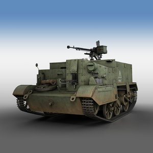 3D bren gun carrier - model