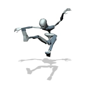 Action hero bounce backward
