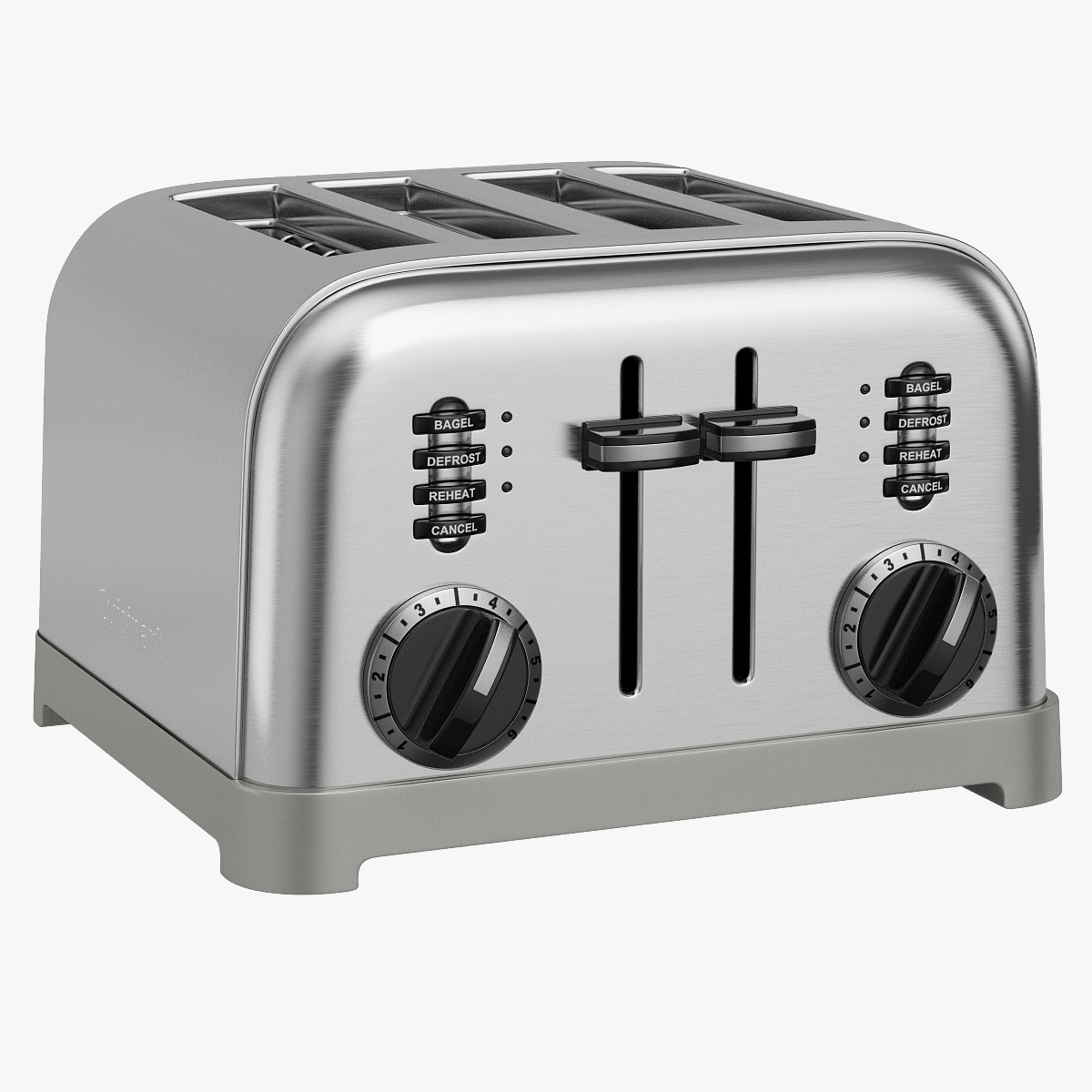 Toaster cuisinart toast 3D model TurboSquid 1519781
