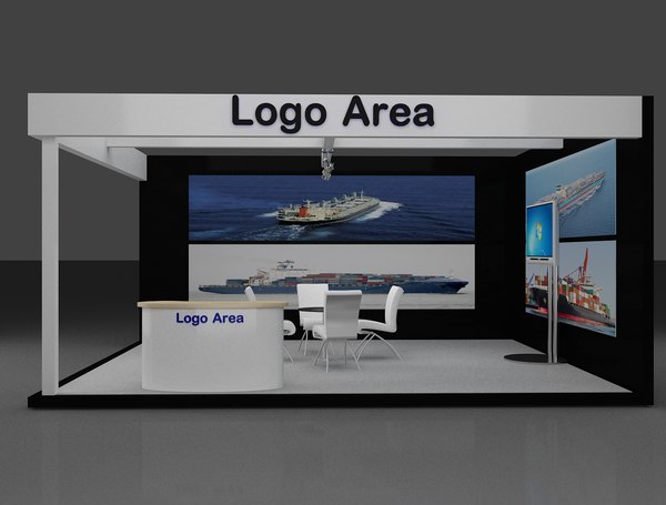 3D stand exhibition booth