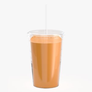 juice plastic coffee 3D model