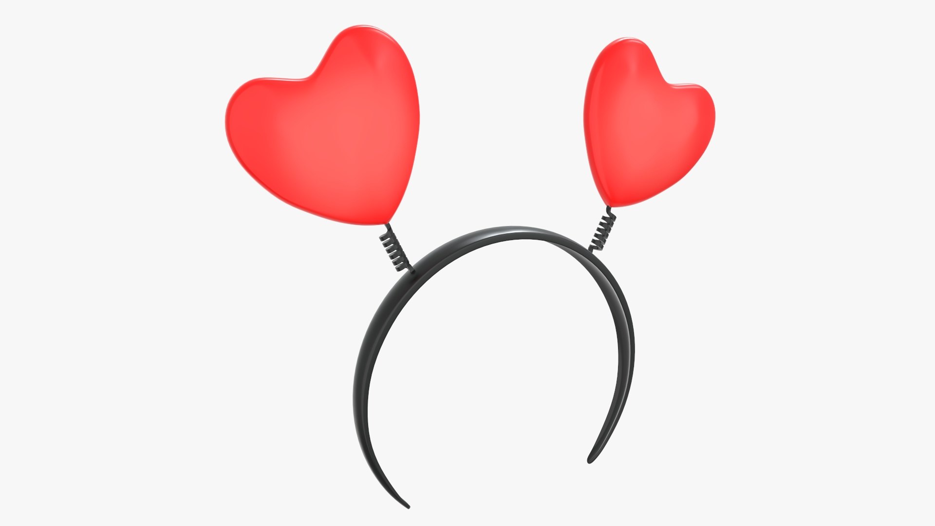 Headband hearts head model TurboSquid 1520217