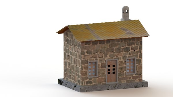 modelo 3d Casa de pueblo - TurboSquid 1520391