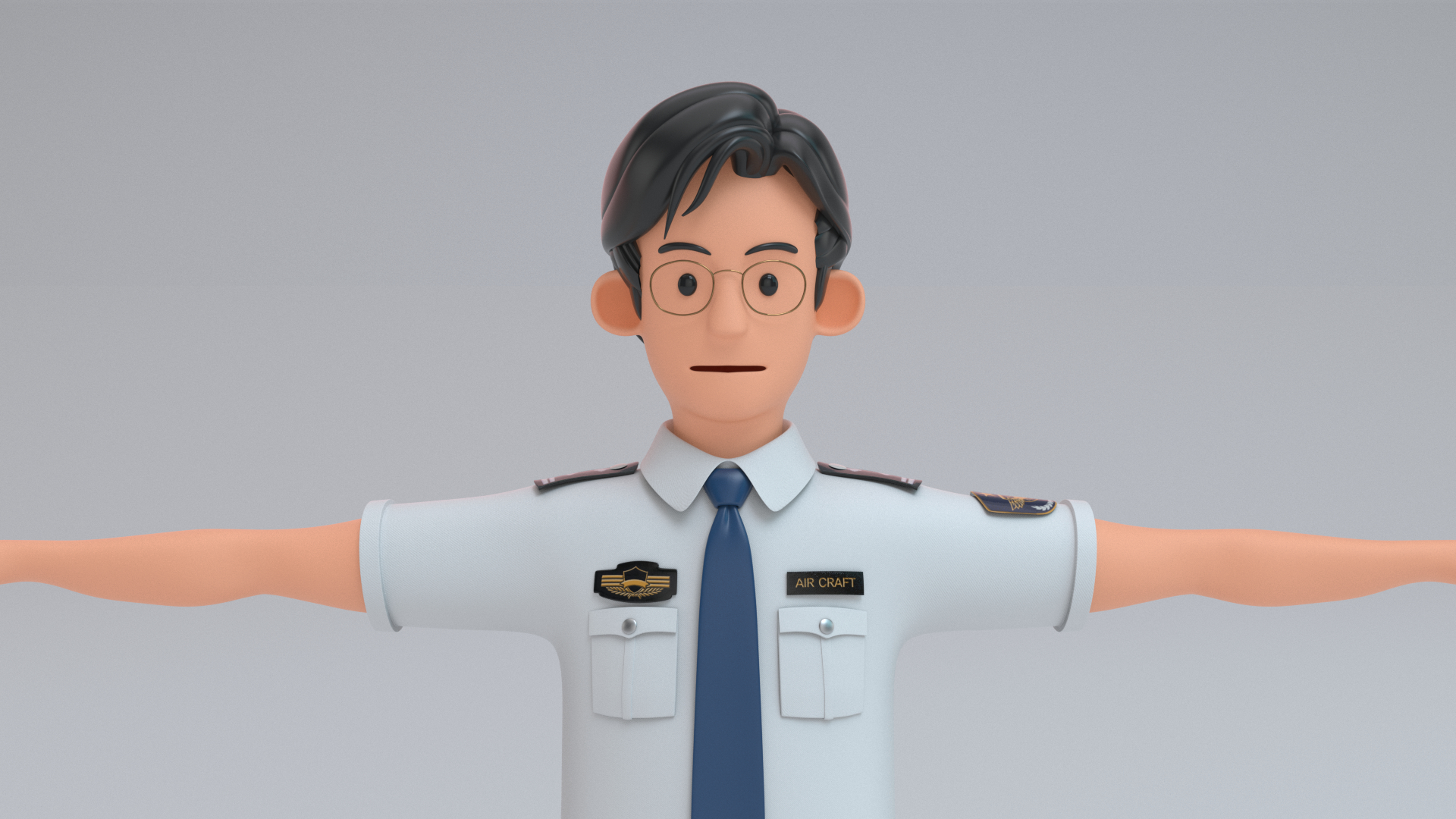 air traffic controller3d模型