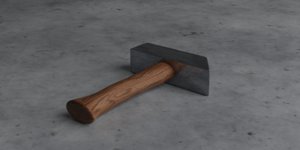 3D model hammer