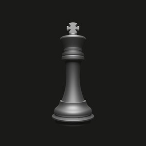 chess king model