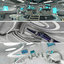 sci-fi laboratory control room 3D model