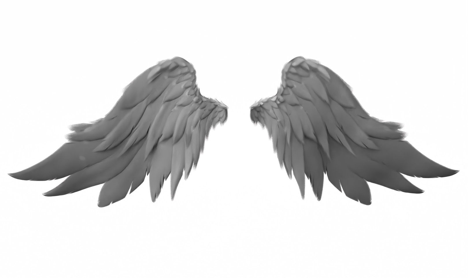 翅膀3d模型