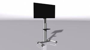 3D television stand model