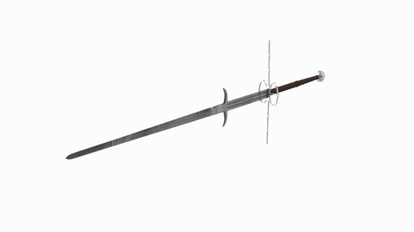 中世のツヴァイヘンダー両手剣3Dモデル - TurboSquid 1521116