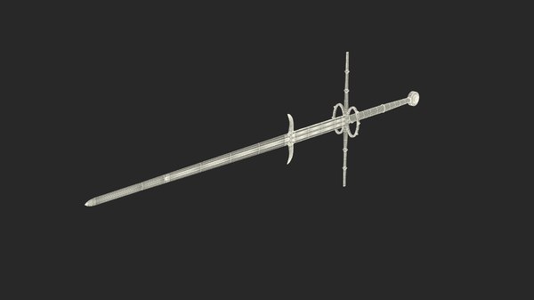 中世のツヴァイヘンダー両手剣3Dモデル - TurboSquid 1521116